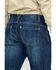 Image #3 - Hawx Men's Medium Dark Wash Stretch Work Denim Jeans, Indigo, hi-res