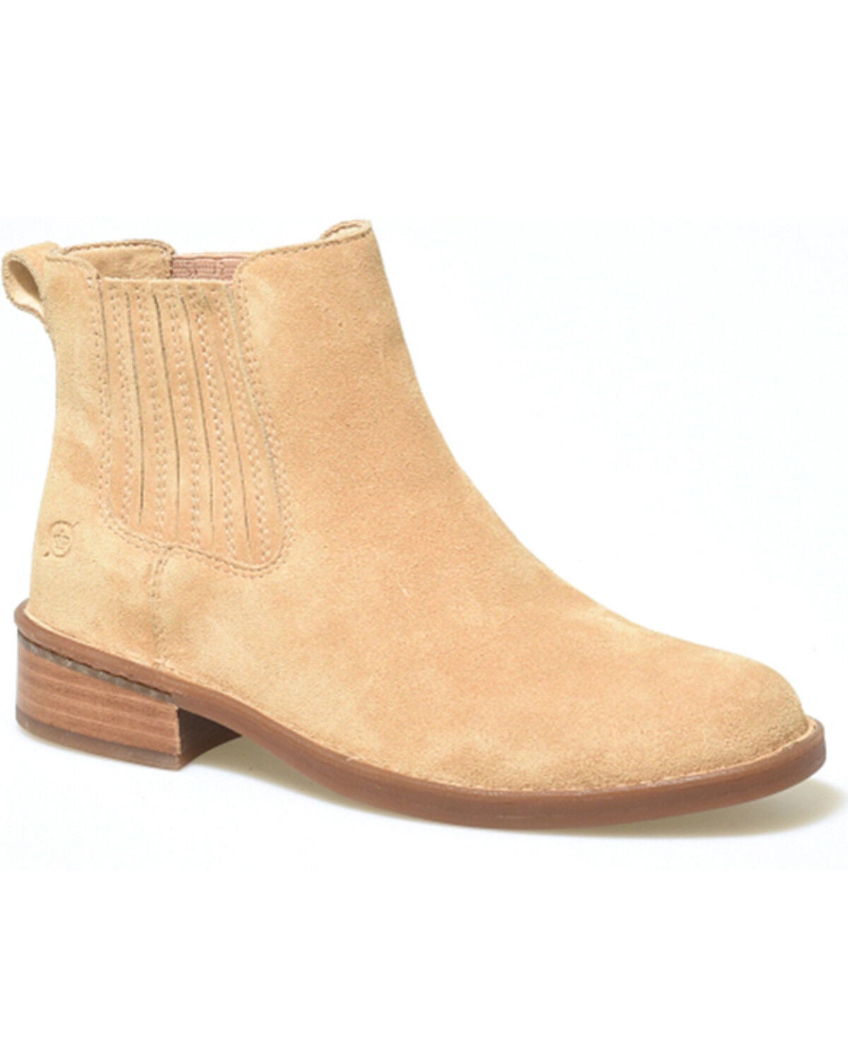 Image #1 - Born Women's Cici Chelsea Booties - Round Toe, Natural, hi-res