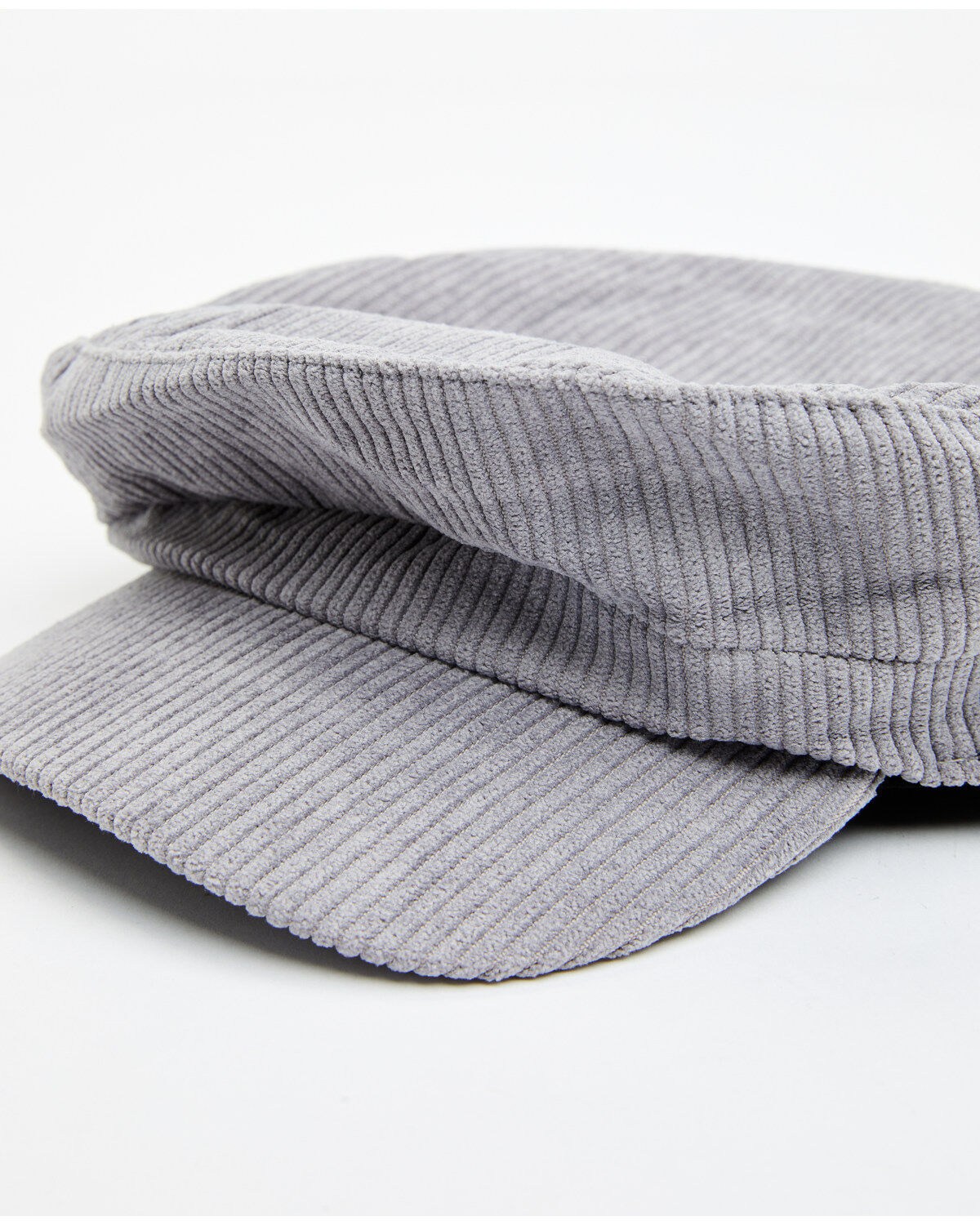 Image #2 - Cleo + Wolf Women's Corduroy Lieutenant's Cap, Grey, hi-res