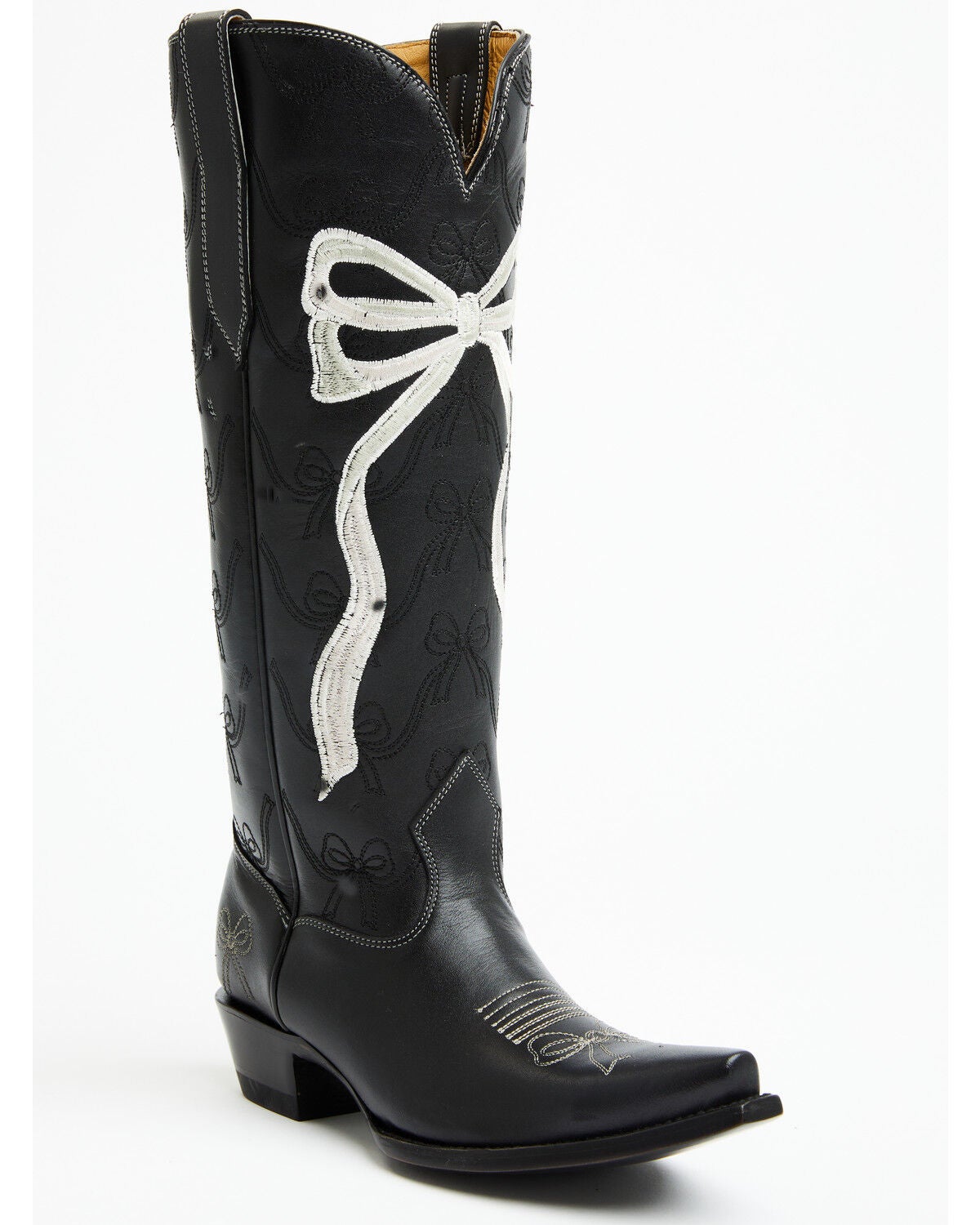 Image #1 - Yippee Ki Yay by Old Gringo Women's Super Shy Western Boots - Snip Toe, Black, hi-res