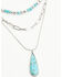 Image #2 - Shyanne Women's Ridge Canyon Turquoise Layered Necklace, Silver, hi-res