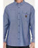 Hawx Men's Chambray Sun Protection Long Sleeve Button-Down Western Shirt , Blue, hi-res