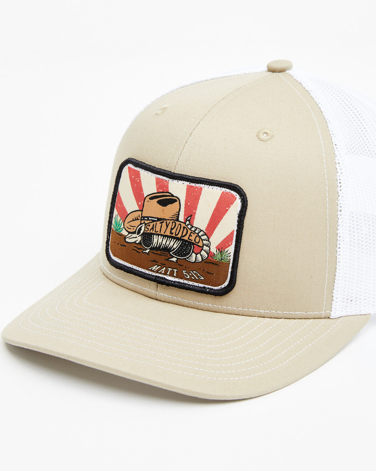 Image #1 - Salty Rodeo Men's Dillo Baseball Cap, Tan, hi-res