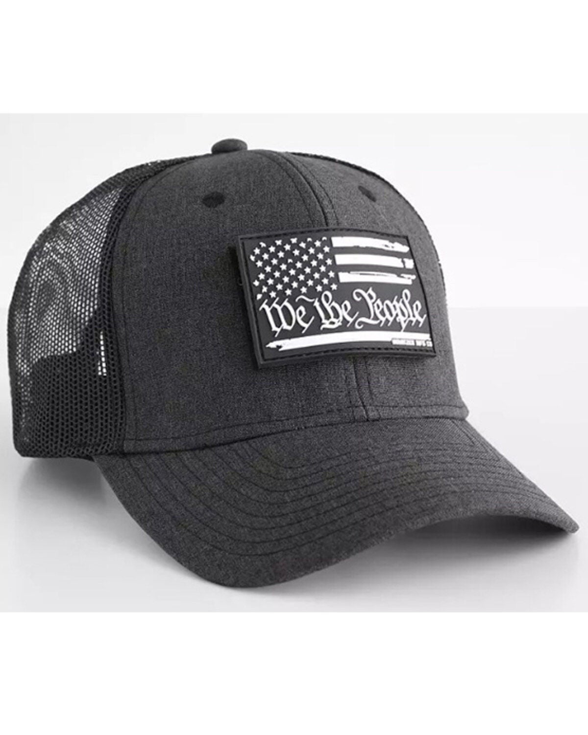 Howitzer Men's We The People Flag Patch Ball Cap, Charcoal, hi-res