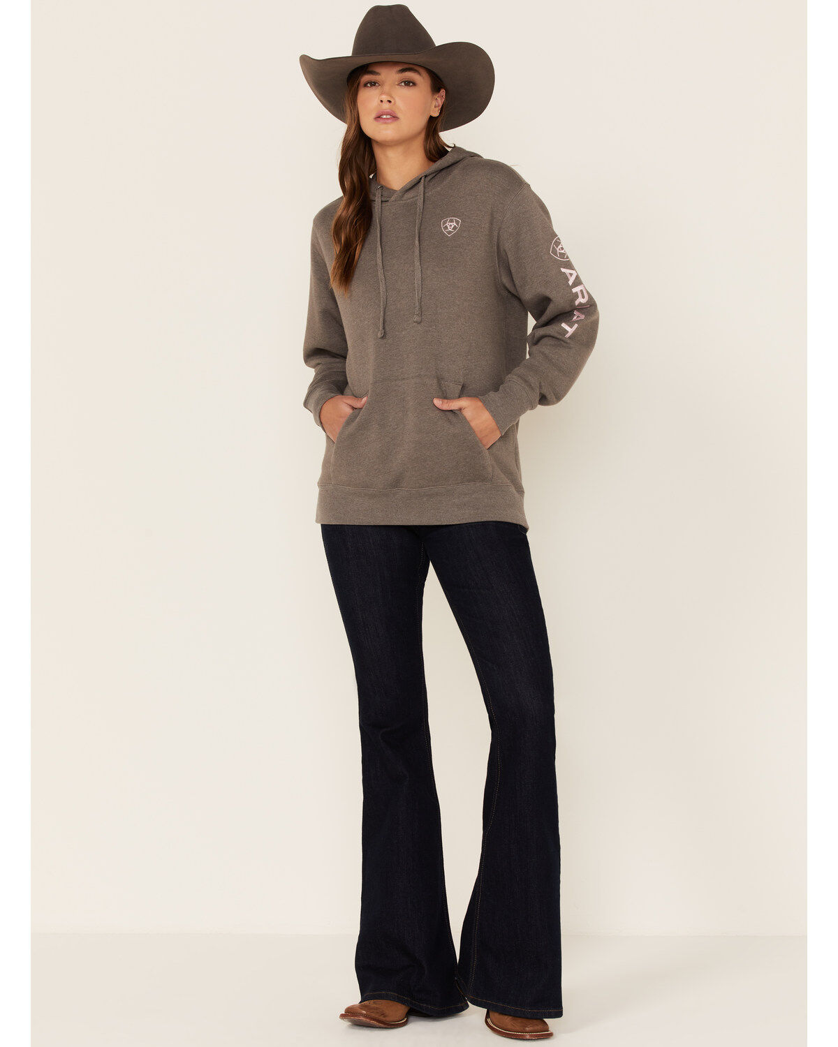 Image #4 - Ariat Women's Boot Barn Exclusive Logo Hoodie, , hi-res