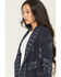 Image #4 - Idyllwind Women's Lauren Rose Cardigan Sweater, Indigo, hi-res