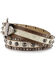Image #4 - Angel Ranch Women's Hair-On Hide Concho Belt, Brown, hi-res