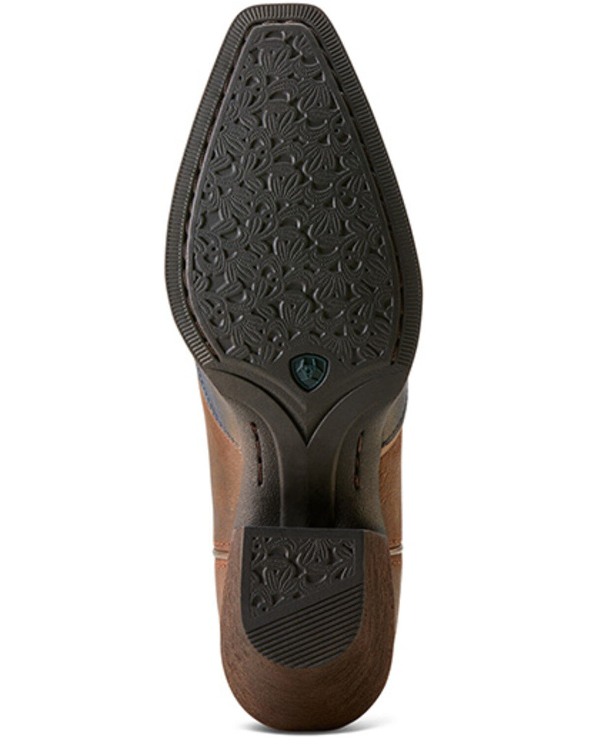 Image #5 - Ariat Women's Bravery Distressed Western Boots - Snip Toe, Brown, hi-res