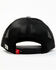 RopeSmart Men's Texas Leather Patch Mesh-Back Ball Cap, Grey, hi-res