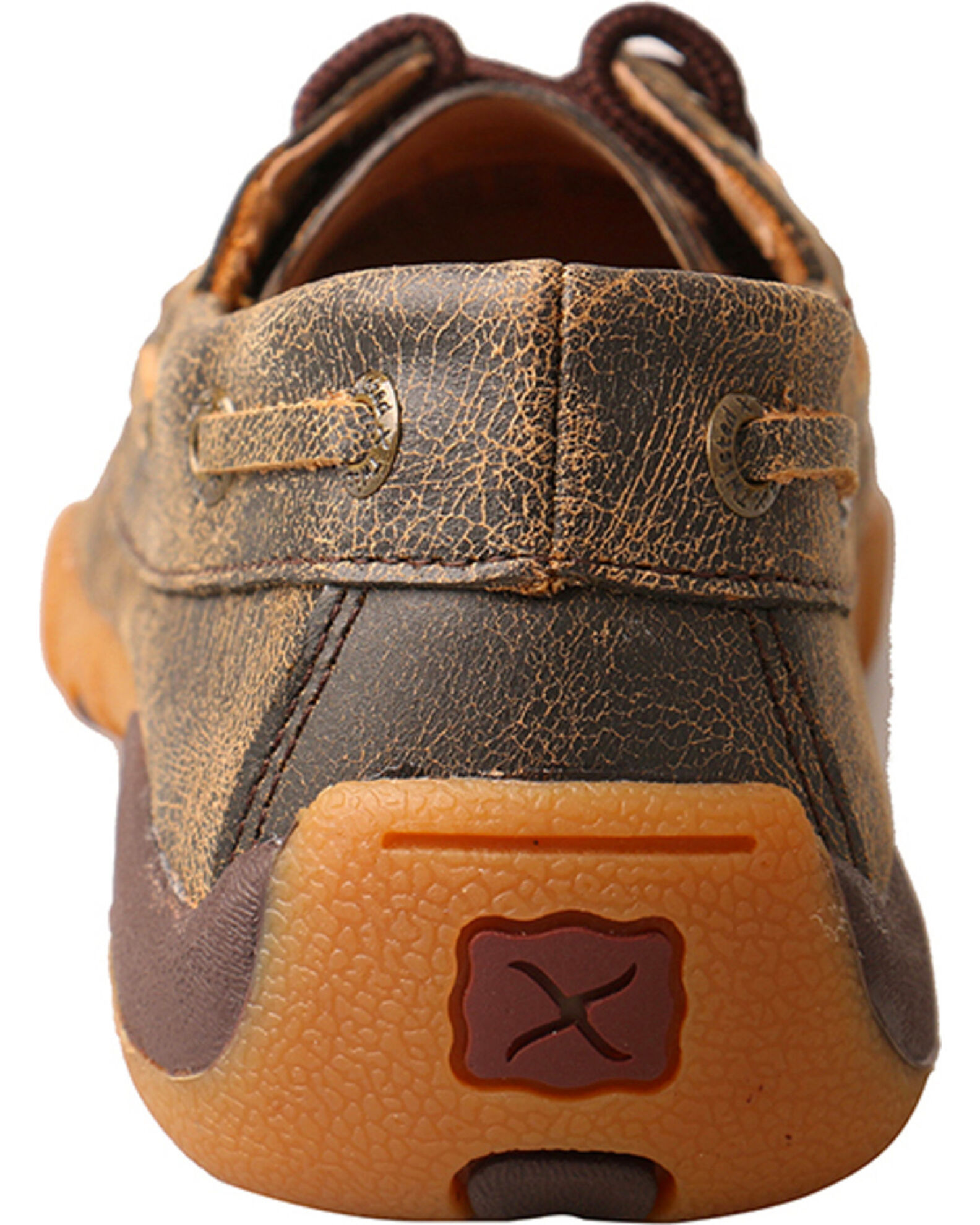 Image #6 - Twisted X Kids' Leopard Printed Moccasins, Brown, hi-res