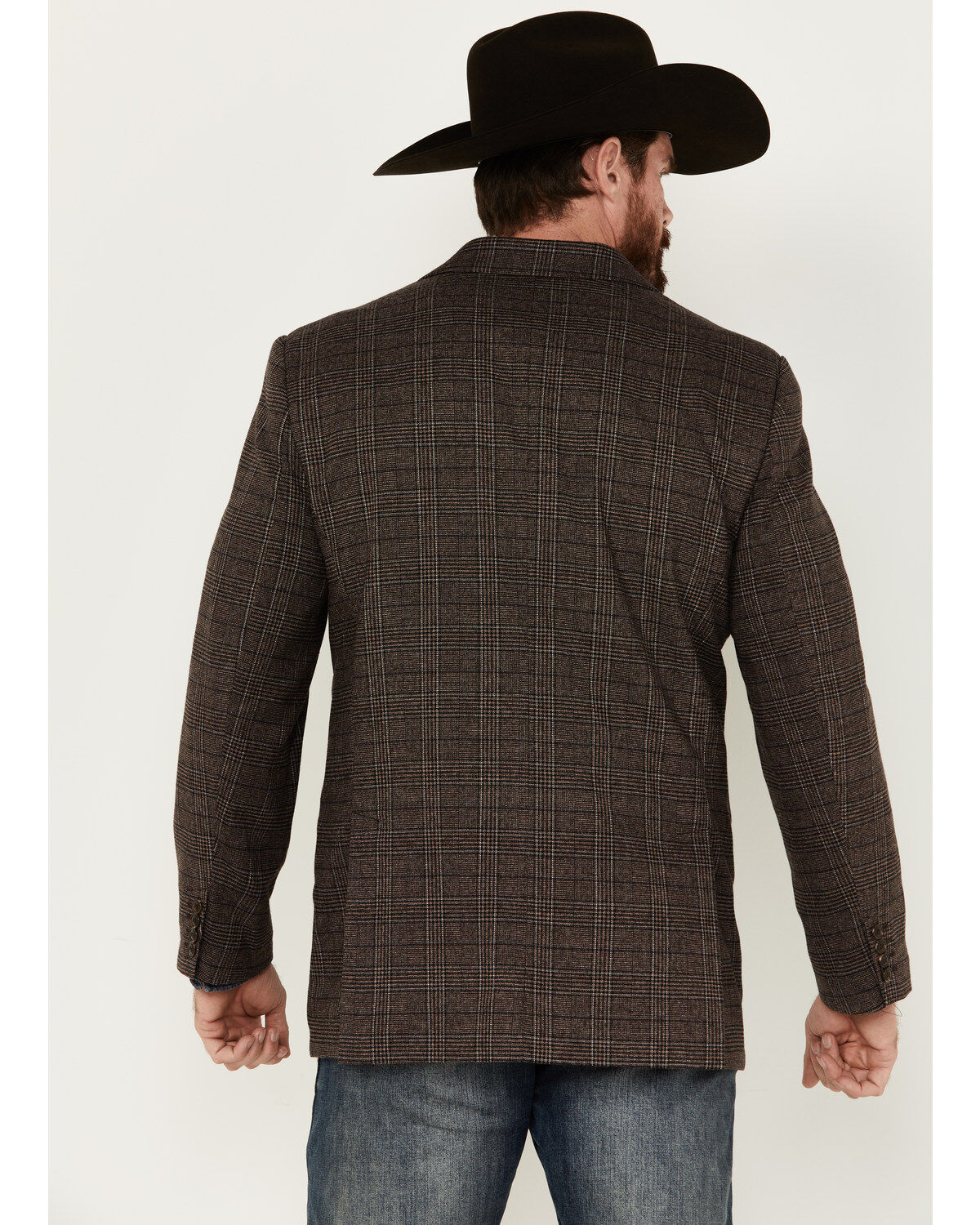 Rock & Roll Denim Men's Plaid Print Modern Fit Sportcoat Rock & Roll Denim Men's Plaid Print Modern Fit Sportcoat