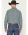 Image #4 - Gibson Trading Co Men's Tile Medallion Long Sleeve Button-Down Western Shirt, Blue, hi-res
