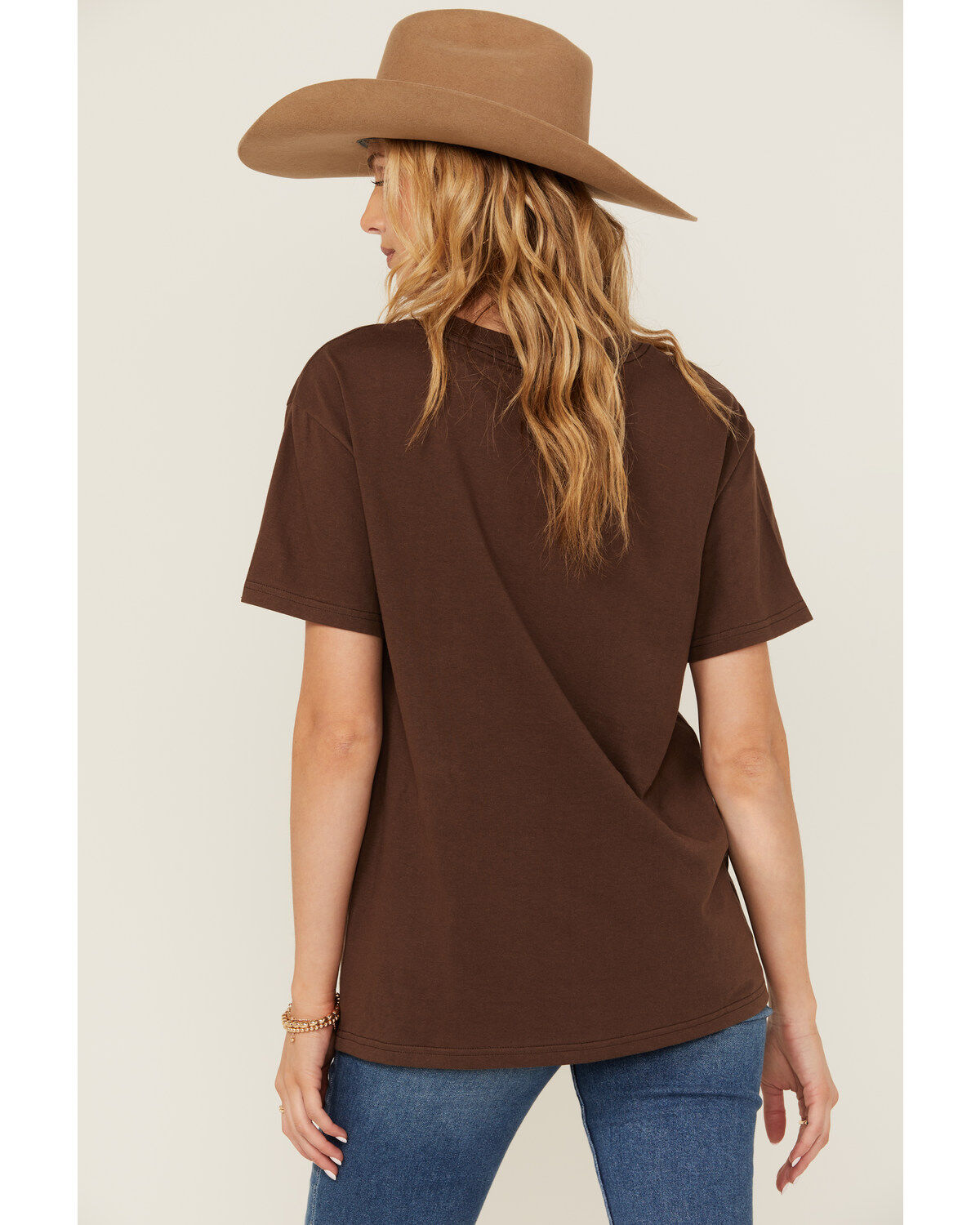 Product Name:  Shyanne Women's Whiskey Rhinestone Boyfriend Fit Short Sleeve Graphic Tee