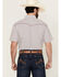 Image #4 - Cowboy Hardware Men's Fleur Printed Short Sleeve Pearl Snap Western Shirt, White, hi-res