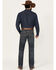 Image #3 - Moonshine Spirit Men's Pantera Wash Decker Slim Straight Stretch Denim Jeans, Dark Wash, hi-res