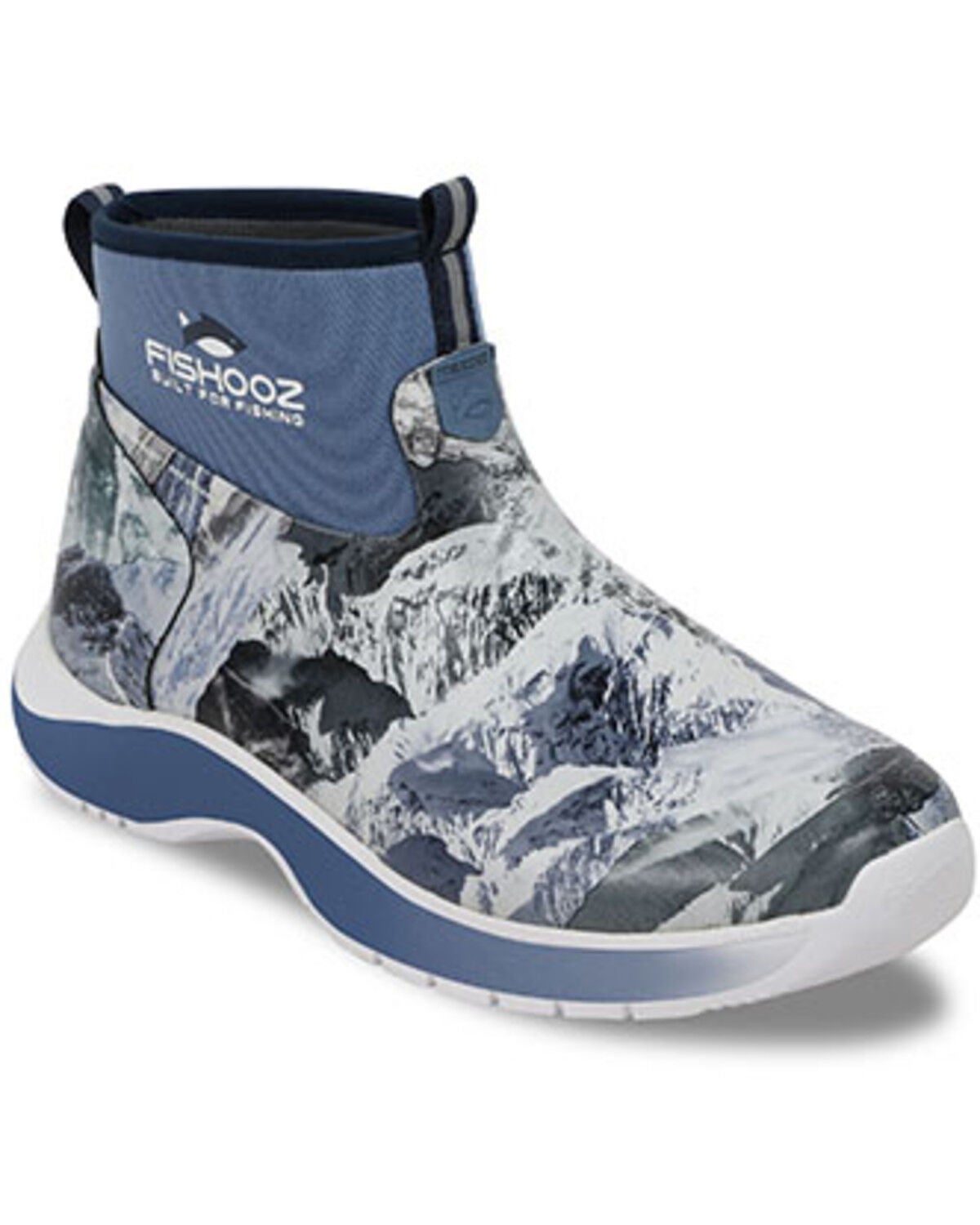 Dryshod Men's Dryrun Ankle Rubber Boots - Soft Toe, Blue, hi-res