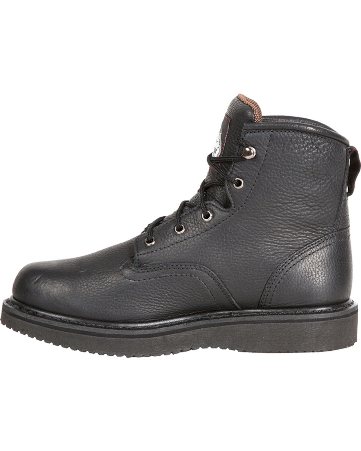 Black georgia work boots clearance