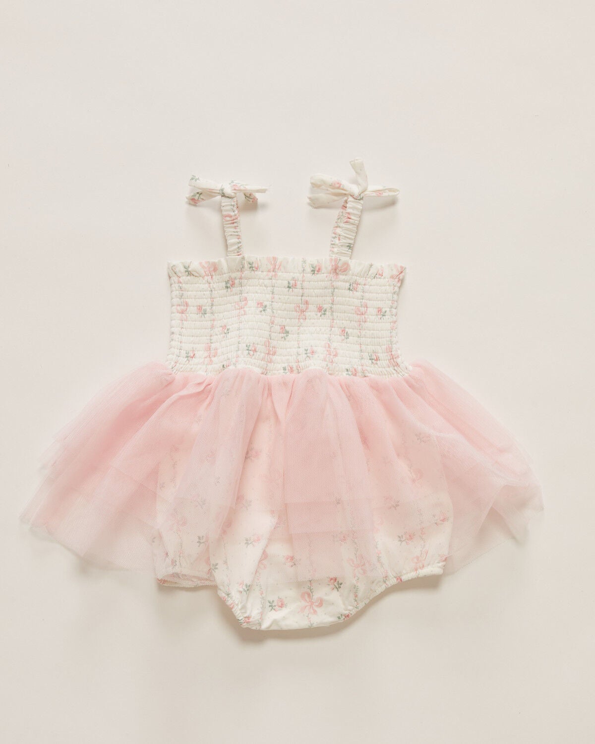 Angel Dear Infant Girls' Bow Bubble Tutu Onesie, Pink, hi-res
