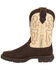 Image #3 - Durango Women's Lady Rebel Pro Western Boots - Broad Square Toe , Brown, hi-res