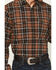 Image #3 - Cody James Black 1978™ Men's Caddis Plaid Print Long Sleeve Button-Down Western Shirt, Brown, hi-res