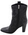 Milwaukee Leather Women's Studded Overlay Western Boots - Pointed Toe, Black, hi-res
