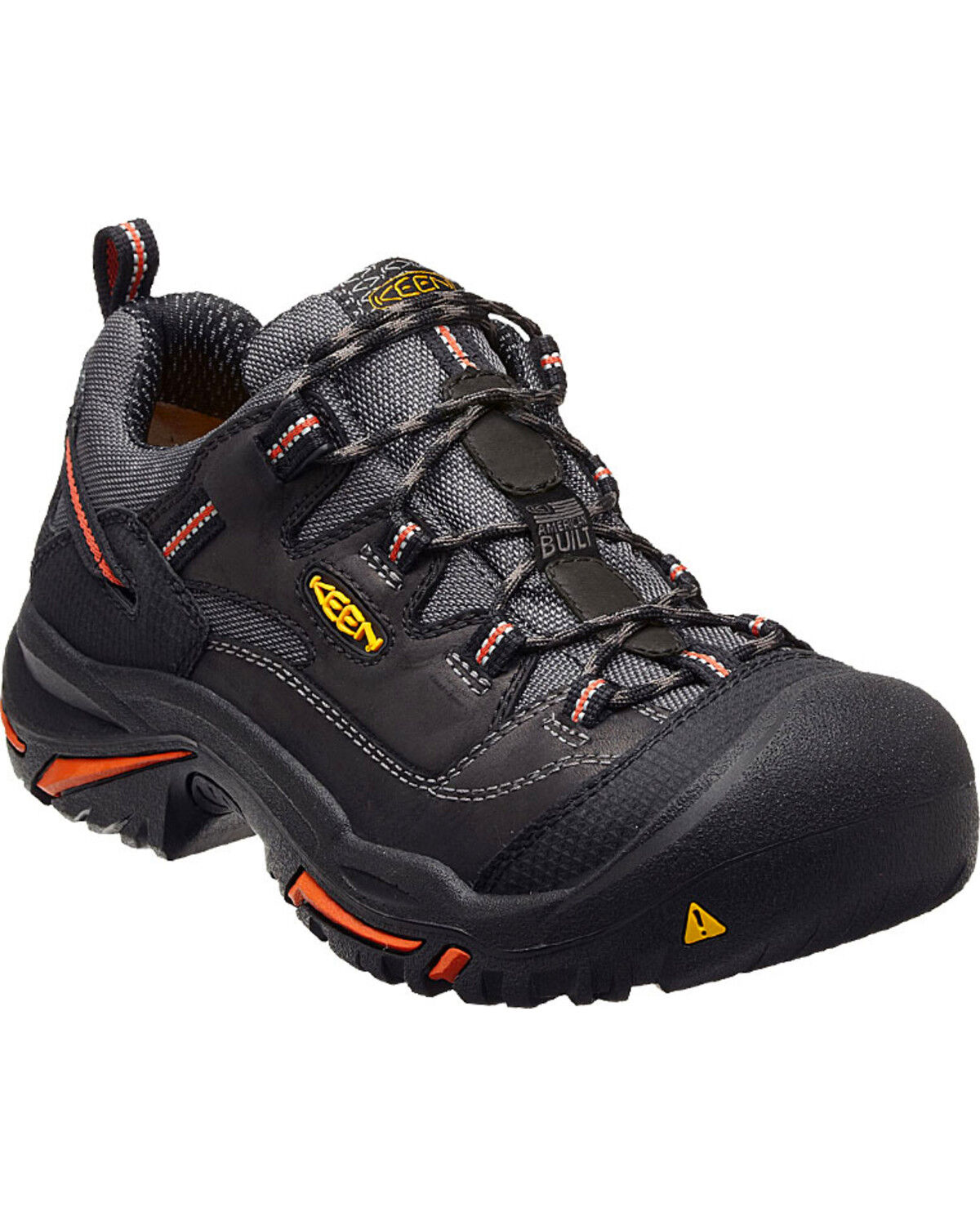 Image #1 - Keen Men's Braddock Low EH Shoes, Black, hi-res