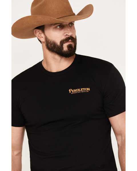 Pendleton Men's Mission Trails Short Sleeve Graphic T-Shirt, Black, hi-res