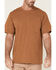 Hawx Men's Rust Copper Force Heavyweight Short Sleeve Work Pocket T-Shirt , Rust Copper, hi-res