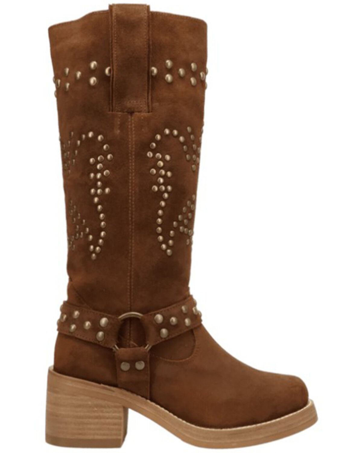 Dingo Women's Troubadour Studded Tall Fashion Boots - Round Toe
