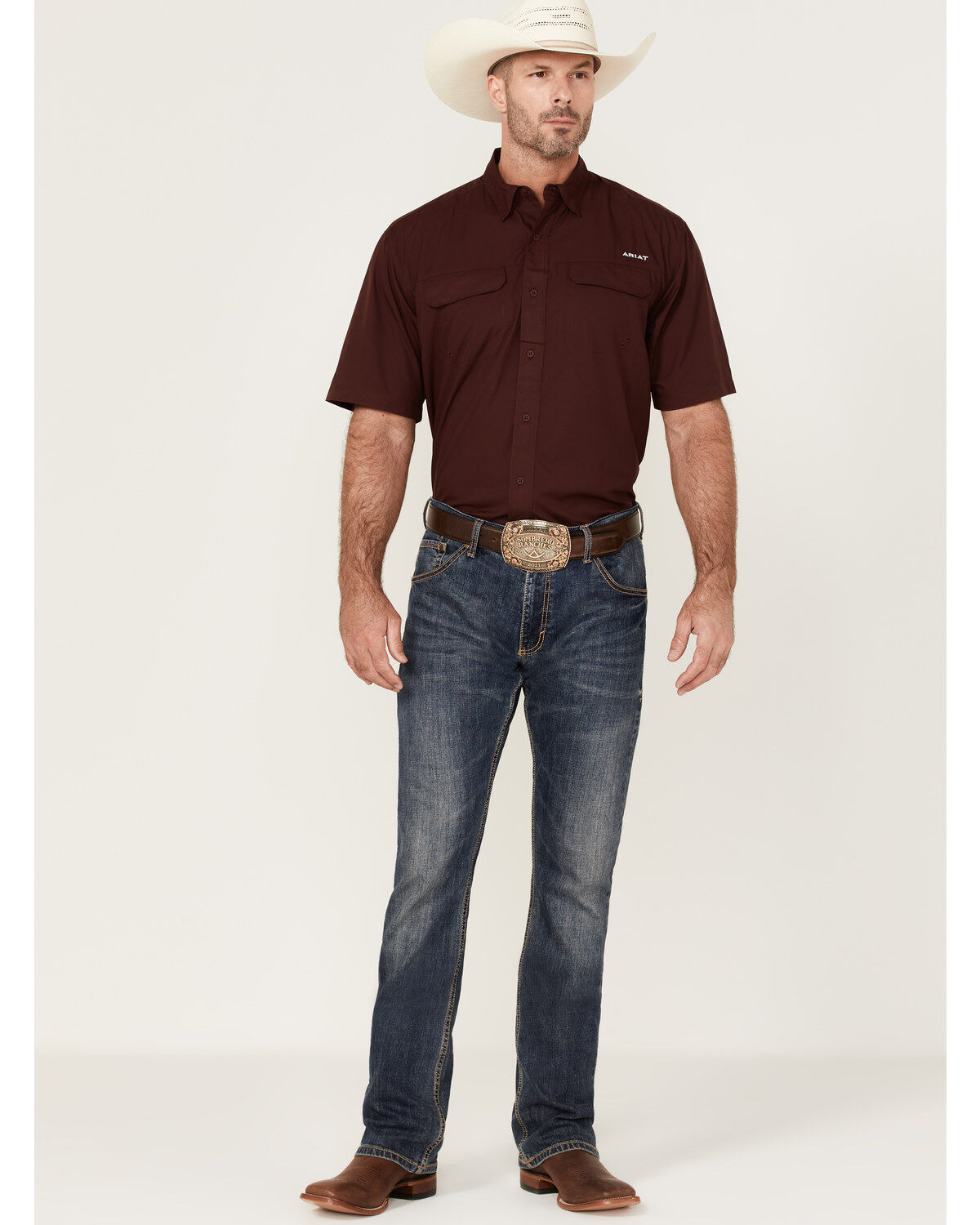 Product Name:  Ariat Men's VentTEK Outbound Short Sleeve Button Down Western Shirt