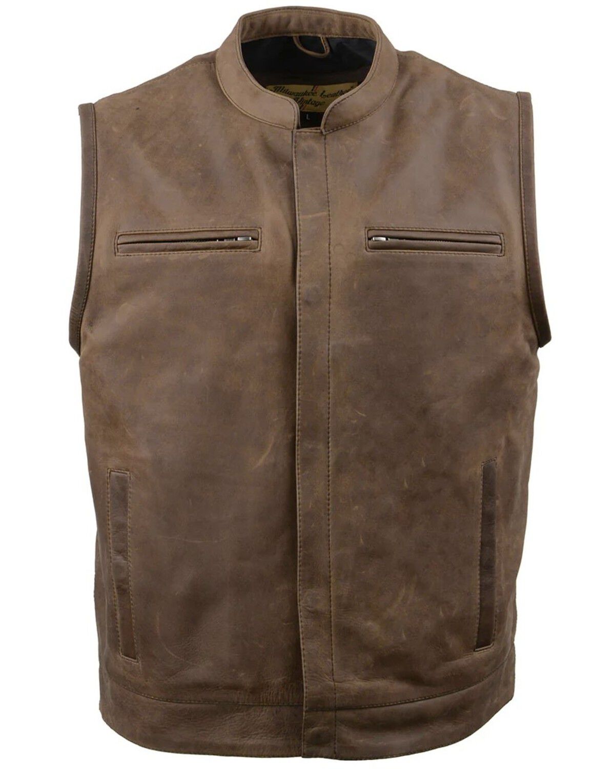 Milwaukee Leather Men's Rustler Concealed Carry Vintage Motorcycle