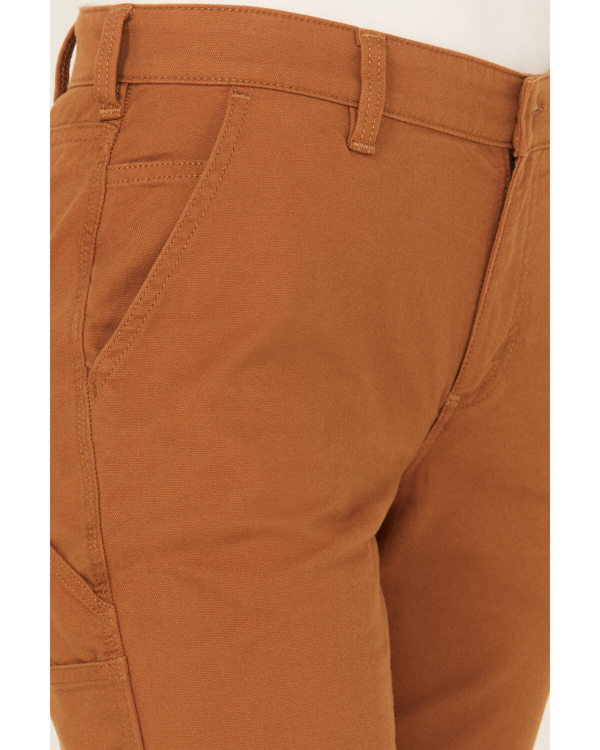 Image #2 - Carhartt Women's Rugged Flex® Relaxed Fit Canvas Work Pants, Brown, hi-res