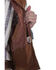 Image #3 - Scully Men's Two Tone Concealed Carry Suede Vest - Big, Coffee, hi-res