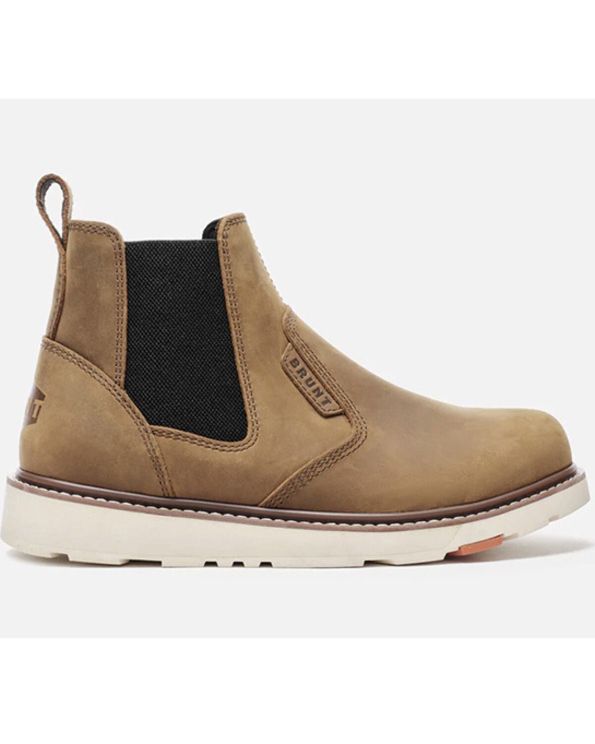 Image #2 - Brunt Workwear Men's Ohman 6" Slip-On Work Boots - Soft Toe, Brown, hi-res