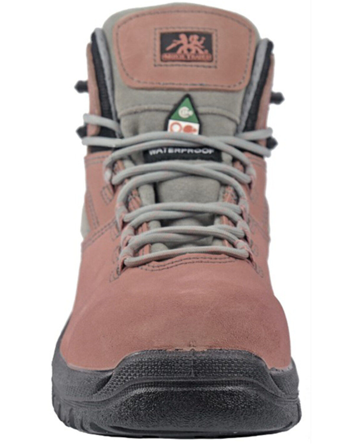 Image #4 - Moxie Trades Women's 6" Waterproof Work Boots - Composite Toe, Pink, hi-res