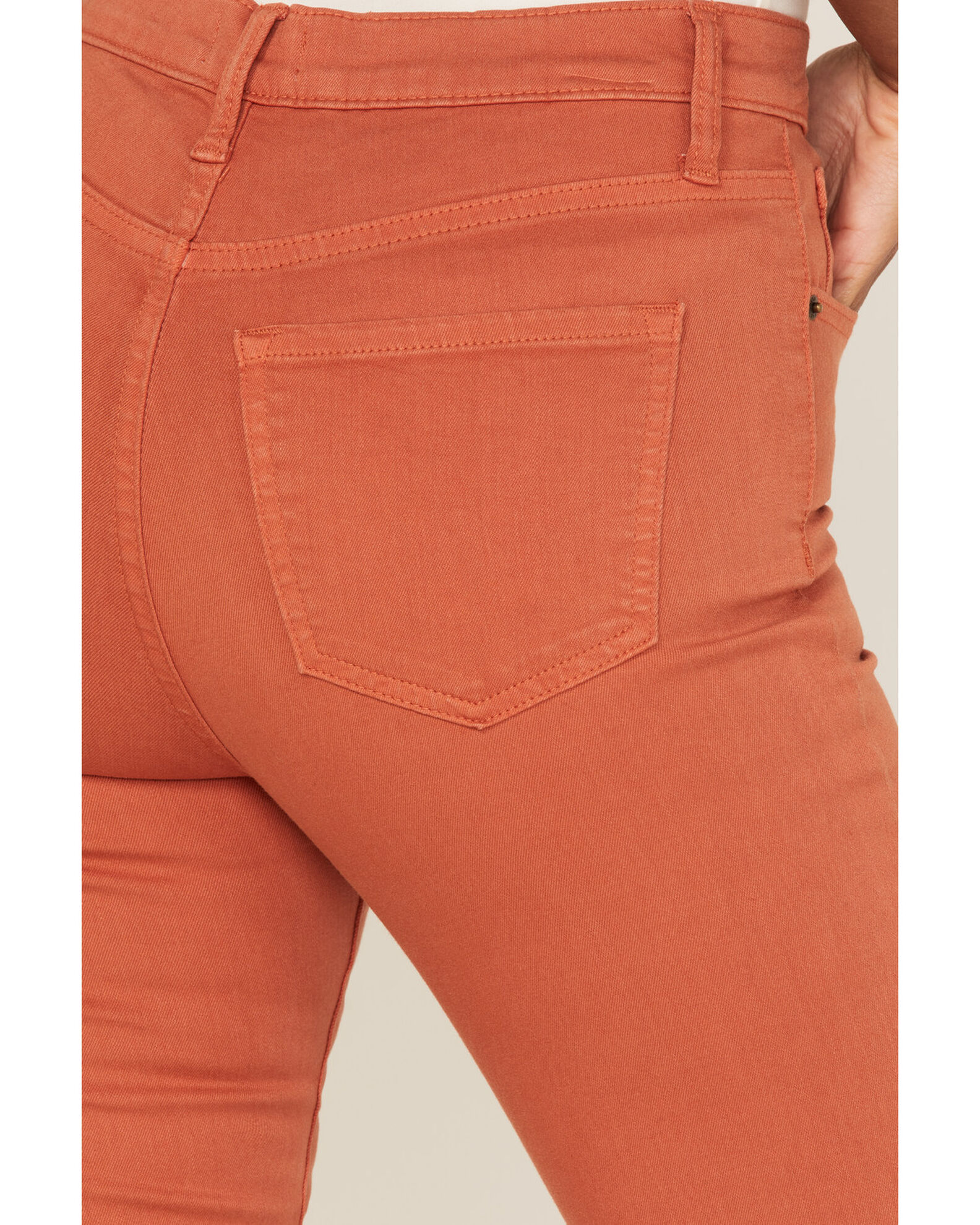 Sneak Peek Women's High Rise Distressed Flare Jeans