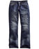 Image #1 - Tin Haul Men's Jagger Fit Two-Tone Stitch Bootcut Jeans, Denim, hi-res