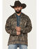 Image #1 - Ariat Men's Caldwell Southwestern Print Long Sleeve Button-Down Shirt Jacket, Brown, hi-res