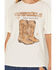 Image #3 - White Crow Women's Cowgirls Short Sleeve Graphic T-Shirt, Ivory, hi-res