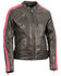 Image #1 - Milwaukee Leather Women's Crinkle Arm Lightweight Racer Leather Jacket - 3X, , hi-res