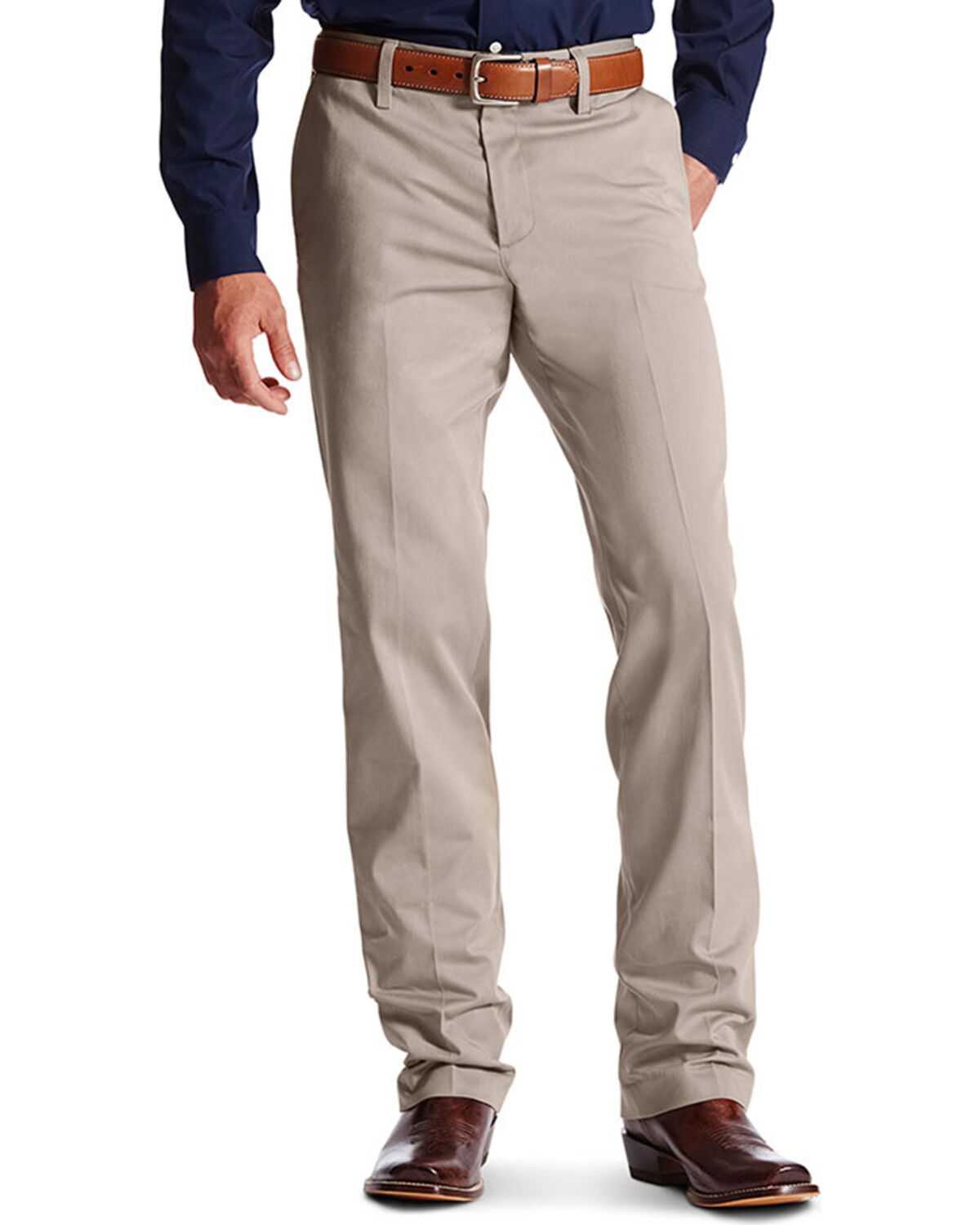 Image #2 - Ariat Men's M2 Performance Khaki Pants, , hi-res