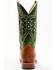 Cody James Men's Peridot Green Leather Western Boots - Broad Square Toe , Green, hi-res