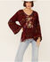 Johnny Was Women's Canterie Blouse, Red, hi-res