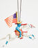 Image #2 - Kurt Adler Cowgirl Riding White Horse Patriotic Ornament, Multi, hi-res