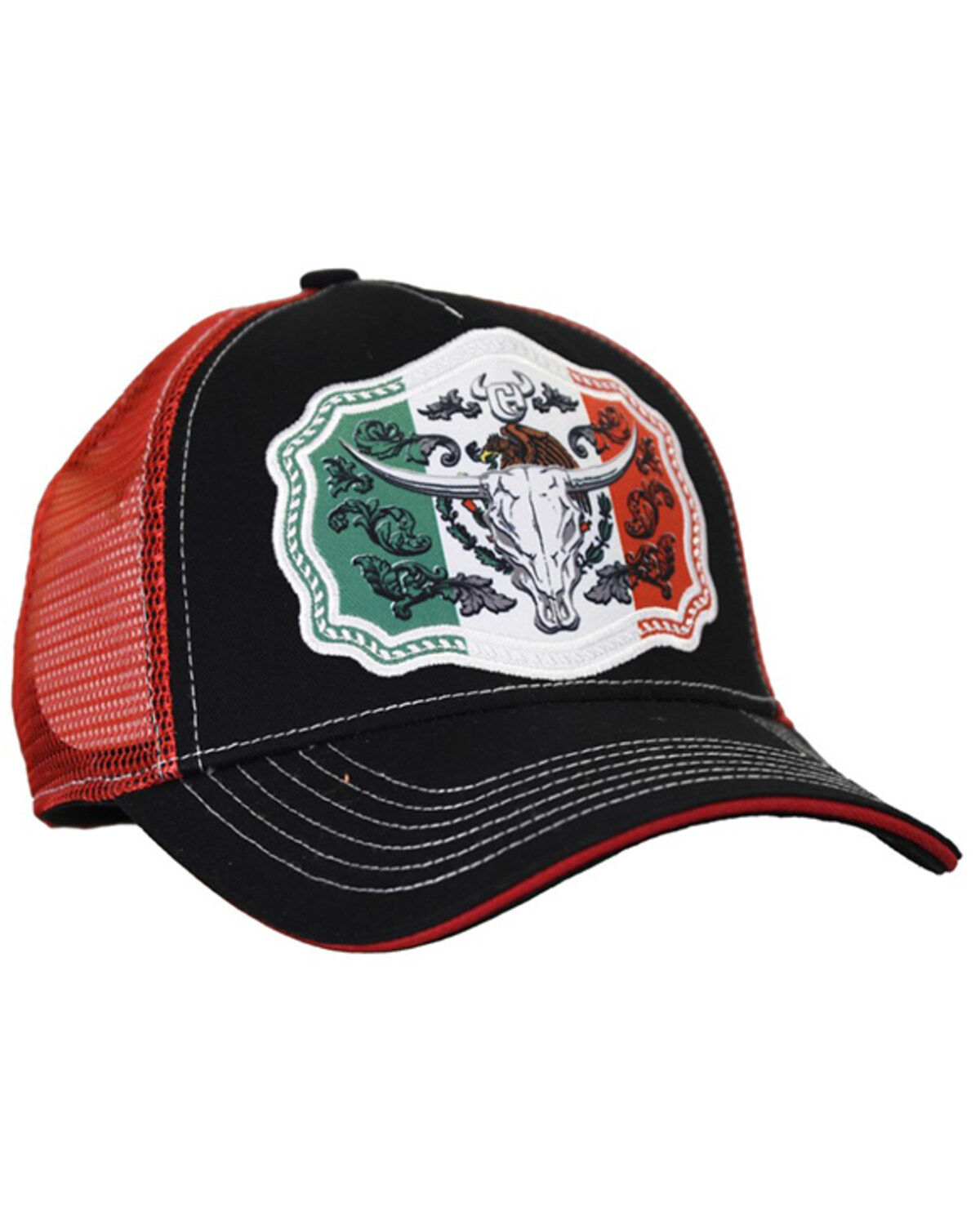 Image #1 - Cowboy Hardware Men's Mexican Flag Ball Cap, Multi, hi-res