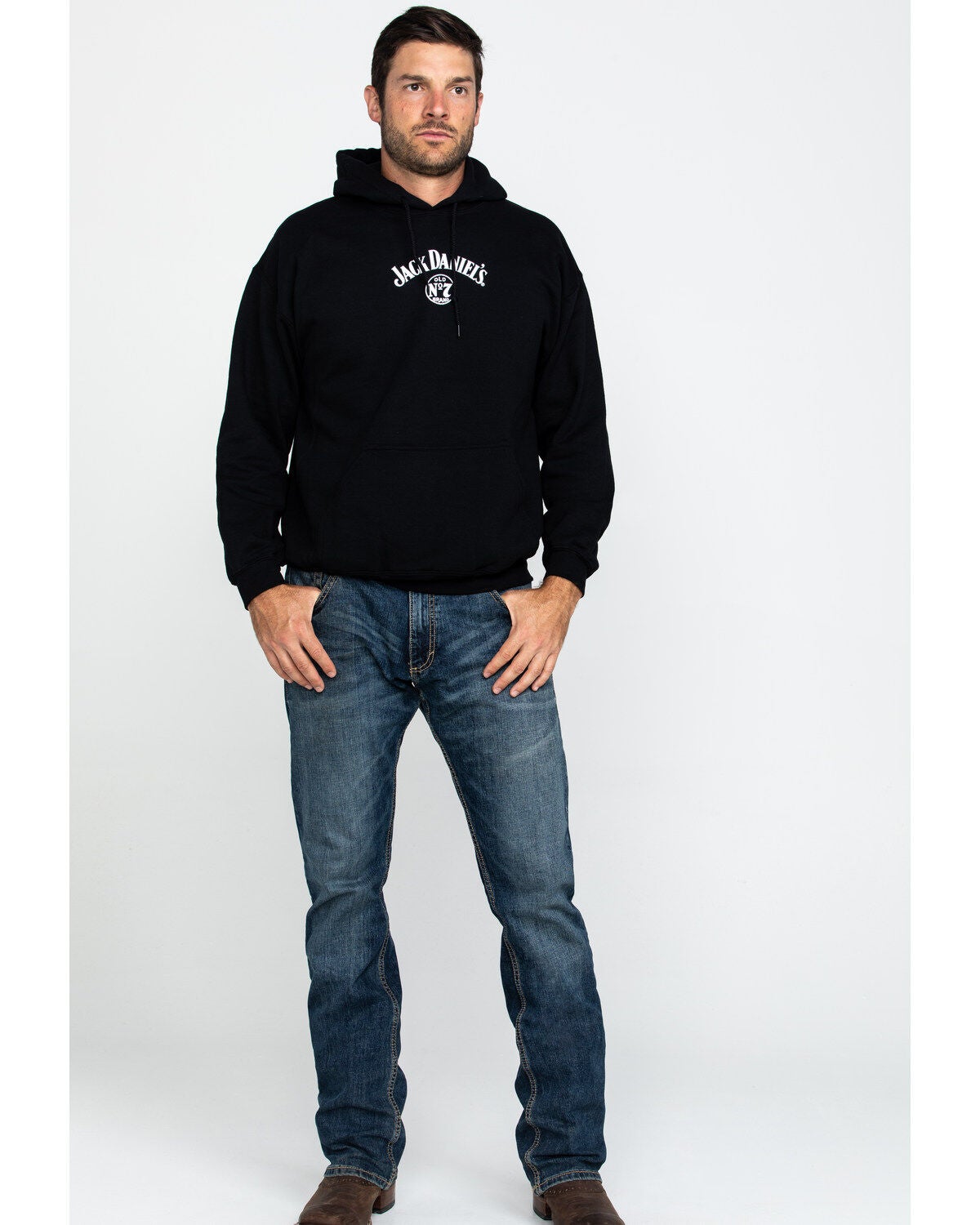Image #6 - Jack Daniel's Men's Logo Hooded Sweatshirt , , hi-res