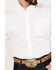 Image #3 - Cinch Men's Solid Long Sleeve Western Shirt, White, hi-res