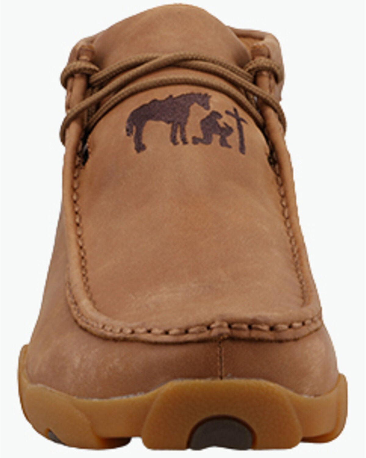 Image #4 - Twisted X Men's Chukka Driving Mocs, Pecan, hi-res
