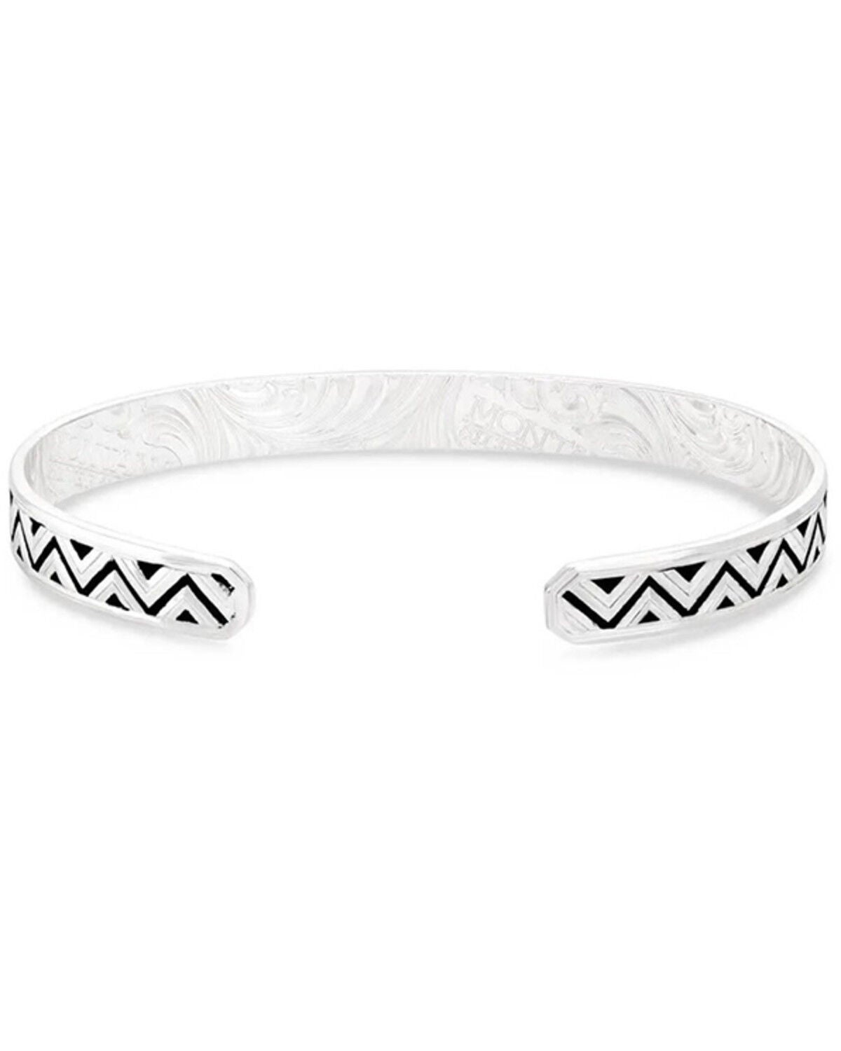 Image #2 - Montana Silversmiths Women's Four Winds Cuff Bracelet, Silver, hi-res