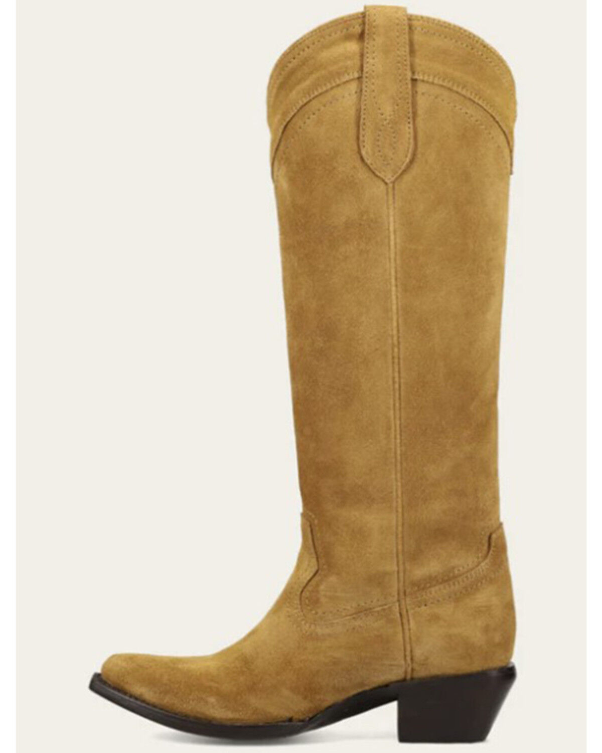 Image #3 - Frye Women's Sacha At The Knee Western Boots - Snip Toe, Brown, hi-res